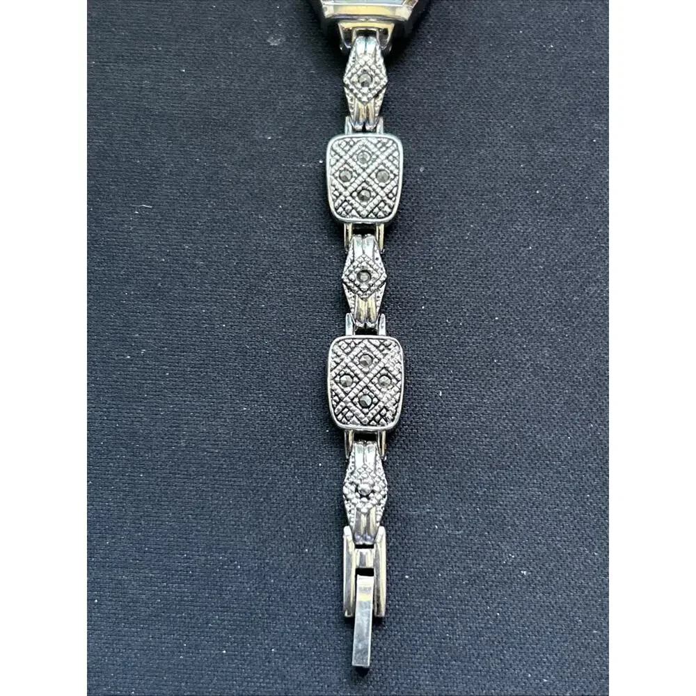 LA Express Blue MOP Dial Silver Tone Women’s Quartz Watch